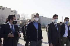 Μητσοτάκης στους Αγίους Αναργύρους: Πάρκο τεχνολογίας το παλιό αμαξοστάσιο του ΟΣΕ.