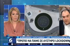 Σαρηγιάννης: Να πάμε από αύριο σε lockdown σαν του περασμένου Μαρτίου