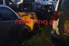 Πάτρα: Επίθεση με βόμβες μολότοφ σε πάρκινγκ που χρησιμοποιεί η Αστυνομία