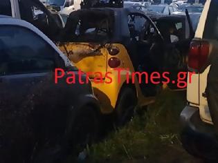 Φωτογραφία για Πάτρα: Επίθεση με βόμβες μολότοφ σε πάρκινγκ που χρησιμοποιεί η Αστυνομία