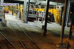 Εικόνες από τα έργα ανακαίνισης εντός του αμαξοστασίου της ΤΡΑΙΝΟΣΕ στη Θεσσαλονίκη.