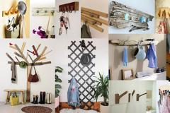 10 Εντυπωσιακές και πρακτικές DIY Κρεμάστρες τοίχου