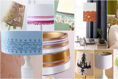 7 Εύκολες DIY ιδέες για να αλλάξετε όψη σε απλά καπέλα φωτιστικών