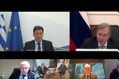 Τηλεδιάσκεψη Βαρβιτσιώτη με τον Ρώσο υπουργό Μεταφορών: Στο επίκεντρο η Μεικτή Διϋπουργική Επιτροπή