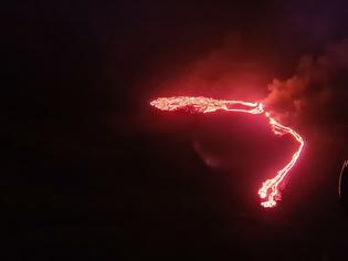 Φωτογραφία για Έκρηξη ηφαιστείου στην Ισλανδία, κοντά στο Ρέικιαβικ