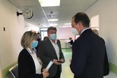 Επίσκεψη του Υπουργού Αγροτικής Ανάπτυξης και Τροφίμων κ. Σπήλιου Λιβανού στο Νοσοκομείο Αγρινίου