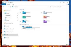 O ανανεωμένος file explorer με τα ολοκαίνουργια εικονίδια στα Windows 10