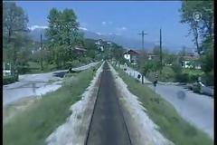 Όταν το τρένο περνούσε μέσα από τον Πλαταμώνα. Δείτε το βίντεο.