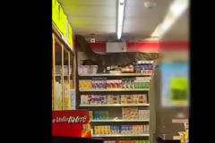Γιγαντιαία σαύρα κάνει άνω κάτω σουπερμάρκετ (Video)