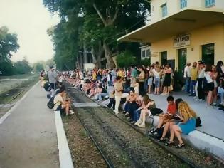 Φωτογραφία για ΟΧΙ στον αποχαρακτηρισμό της σιδηροδρομικής γραμμής του Πλαταμώνα