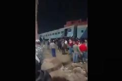 Αίγυπτος: Το βίντεο από τον εκτροχιασμό του τρένου.