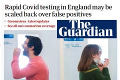 Guardian: Άγγλοι αξιωματούχοι λένε ότι τα θετικά σελφ τεστ είναι εώς και  κατά 62% λανθασμένα!