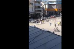 Άγριο ξύλο στο κέντρο του Ηρακλείου (Video)