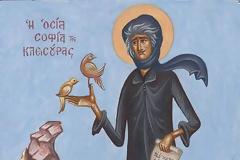 «Χάριτι σοφισθεῖσα, Σοφία θεία, Σοφῶς ἤσκησας ἄρτι, ἐν τῇ Κλεισούρᾳ»