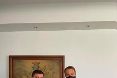 Επίσκεψη του Πρόεδρου του Φαρμακευτικού συλλόγου ΘΑΝΑΣΗ ΠΑΠΑΘΑΝΑΣΗ στο Κέντρο Υγείας Αστακού. Συνάντηση με το Δήμαρχο.