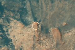 Μια εντυπωσιακή φωτογραφία του Curiosity από το διάστημα