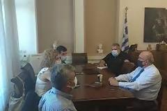 Με τον αν. Διευθύνοντα Σύμβουλο του ΟΣΕ Αθ. Κοτταρά συναντήθηκε ο Δήμαρχος Εορδαίας Παναγιώτης Πλακεντάς.