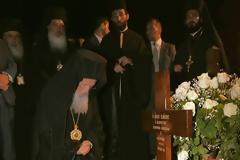 Ο Πατριάρχης του Γένους στον τάφο του Οσίου Παϊσίου του Αγιορείτη (2015)