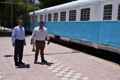 Βελτιώνεται καθημερινά το Δημοτικό Πάρκο Σιδηροδρόμων.
