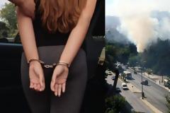 Σύλληψη γυναίκας για την απόπειρα εμπρησμού στο Πεδίον του Άρεως