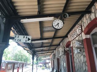 Φωτογραφία για Εικόνες από το σιδηροδρομικό σταθμό Τρίπολης.