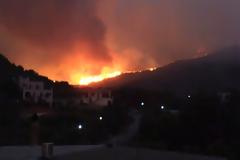 Φωτιά Μάνη: Δύο μέτωπα καίνε στα ανατολικά - Πυροσβεστικές δυνάμεις στη Δεσφίνα και τη μονή Τσίγκου