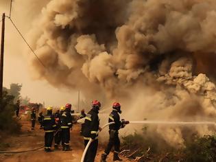 Φωτογραφία για Πυρκαγιές: Ολονύκτια μάχη με τις φλόγες σε δύο μεγάλες εστίες σε Εύβοια και Κορινθία