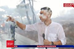 Μίλτος Σακελλάρης: To απρόοπτο του ρεπόρτερ στον αέρα της εκπομπής..
