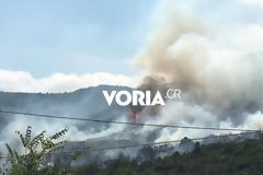 Φωτιά Καβάλα: Συναγερμός για πυρκαγιά στους πρόποδες του παγγαίου