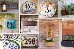 4  DIY Ιδέες για τον αριθμό - οδό του σπιτιού