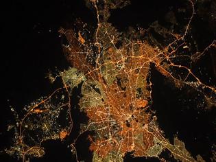Φωτογραφία για Η Αθήνα από τον Διεθνή Διαστημικό Σταθμό ISS