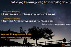 Δωρεάν σεμινάριο Αστροφωτογράφισης και ουρανογραφίας