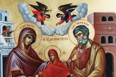 Οι Άγιοι Θεοπάτορες έναντι του Θεού - π. Δημητρίου Μπόκου