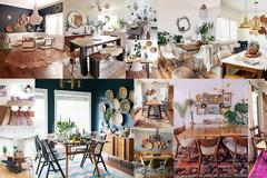 Διαμόρφωση - διακόσμηση τραπεζαρίας σε Boho στυλ