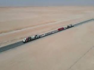 Φωτογραφία για Τα σιδηροδρομικά δίκτυα των ΗΑΕ φτάνουν τώρα στα σύνορα της Σαουδικής Αραβίας.
