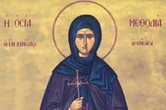 Η Αγία της Κιμώλου Οσία Μεθοδία