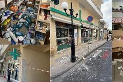 Αποκαλυπτικές φωτογραφίες από τα φαρμακεία που καταστράφηκαν στο Αρκαλοχώρι