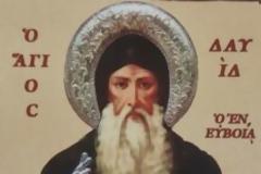 Έλευσις αγίας κάρας Οσίου Δαυίδ του Γέροντος στην Ιερά Μονή Αγίου Νικολάου παρά την Ορούντα (17.10.2021)