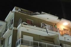 Έπεσε μπαλκόνι πολυκατοικίας στο Ρέθυμνο