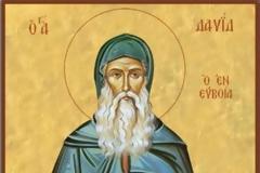 Ο όσιος Δαυίδ ο εν Ευβοία ο θαυματουργός