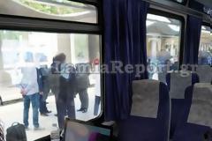 «Μπλόκο» σε αμαξοστοιχία στο Λιανοκλάδι για ανεμβολίαστους επιβάτες