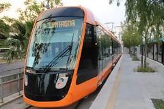 Τραμ Αθηνών - Alstom Citadis  σε δοκιμαστική λειτουργία στην επέκταση Piraeus. Βίντεο.