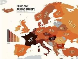 Φωτογραφία για Ο ευρωπαϊκός χάρτης των ανδρικών... μορίων - Ποιοι λαοί έχουν τα μεγαλύτερα προσόντα;