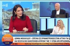 Συγκλονίζει η Μιχαηλίδου για το ορφανοτροφείο: «Εργαζόμενες έβαζαν αγόρια 7 - 11 ετών να κάνουν σεξ»
