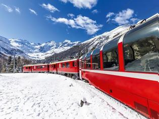 Φωτογραφία για Ταξιδέψετε με τρένο στα χιονισμένα τοπία της  Ελβετίας και ζήστε σιδηροδρομικές περιπέτειες  στα χιονισμένα υψίπεδα της Σκωτίας.