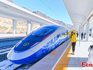 Φωτογραφία για Το έξυπνο Ολυμπιακό τρένο ξεκινά την υπηρεσία στο Πεκίνο.