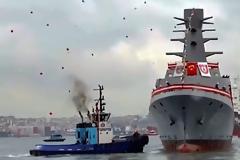 Η πρώτη τουρκική κατασκοπευτική κορβέτα βγαίνει στις θάλασσες