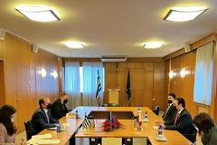 Συνάντηση εργασίας του Υπουργού Αγροτικής Ανάπτυξης και Τροφίμων κ. Σπήλιου Λιβανού με τον νέο Πρέσβυ του Κατάρ στην Ελλάδα