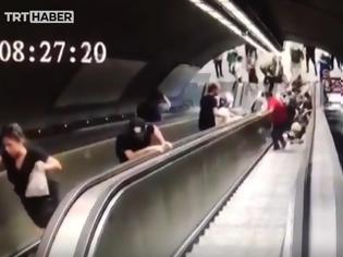 Φωτογραφία για Πανικός στο μετρό της Σμύρνης: Η κυλιόμενη σκάλα ξεκίνησε να κινείται αντίθετα - 11 τραυματίες