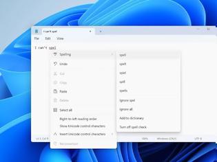 Φωτογραφία για Μετά από 41 χρόνια η Microsoft έφερε ορθογραφικό έλεγχο στο Notepad των Windows